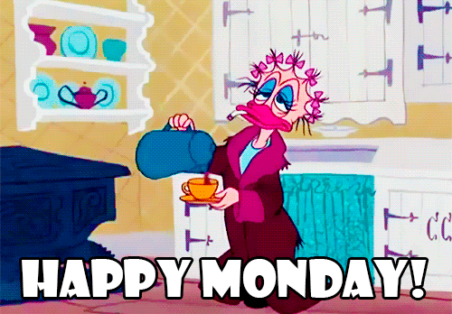 New trending GIF tagged funny cartoons monday mondays…
