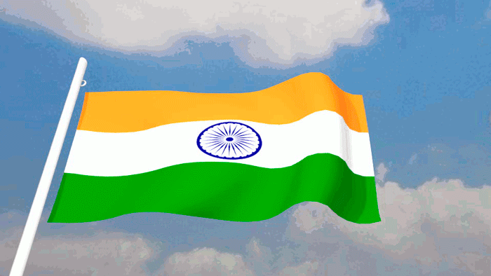 Bandiera indiana sulle GIF - 30 immagini animate gratuite