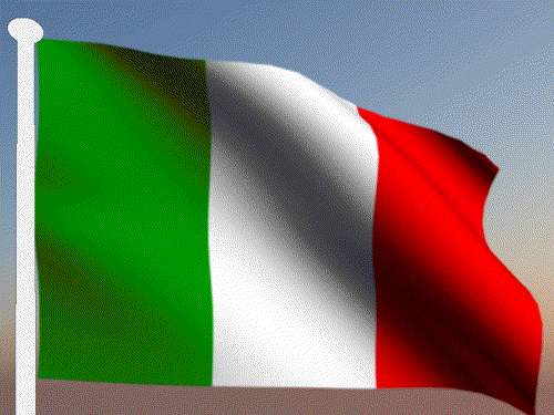 Гифки итальянского флага - 22 анимированных GIF изображения