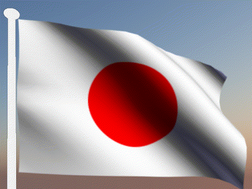 Гифки японского флага - Развевающиеся флаги Японии бесплатно | USAGIF.com