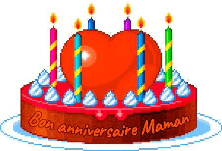Joyeux anniversaire maman GIFs - Cartes de voeux animées gratuites