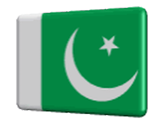 Гифки флага Пакистана - 20 анимированных GIF изображений