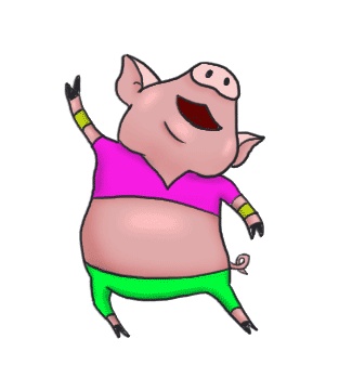 Cerdos GIFs - 120 divertidas imágenes animadas