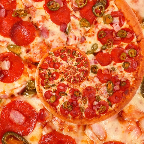 Pizza sur des GIFs - Images GIF animées de pizzas gratuitement