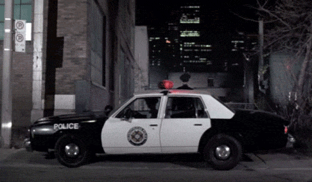 Coches de policía en GIFs - 90 imágenes animadas de vehículos policiales