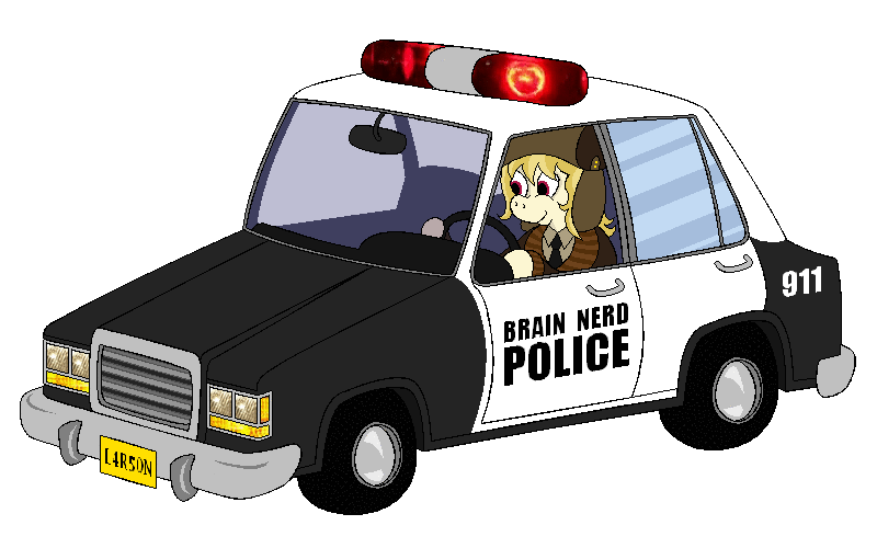 Des voitures de police sur des GIFs - 90 images animées