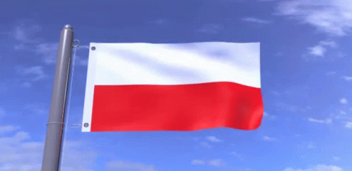 Polska flaga na GIF - 26 animowanych GIF-ów za darmo