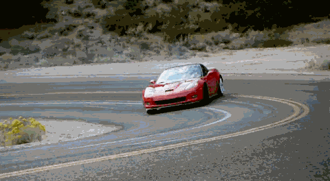 Závodní auta GIF - 120 animovaných obrázků krásných a rychlých aut
