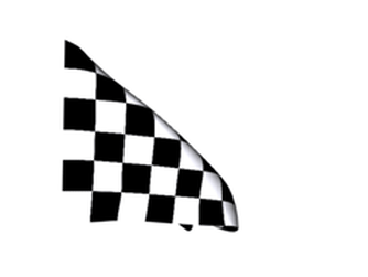 GIFy z flagami wyścigowymi - 20 flag z szachownicą na koniec wyścigu