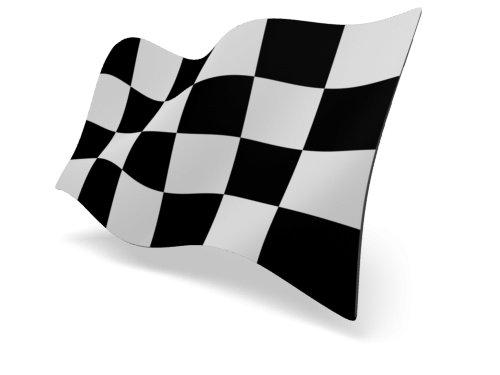 Carreras de bandera GIF - 20 banderas a cuadros del final de la carrera