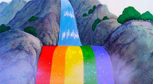 GIFs de arco-íris - 120 imagens de arco-íris animadas de graça
