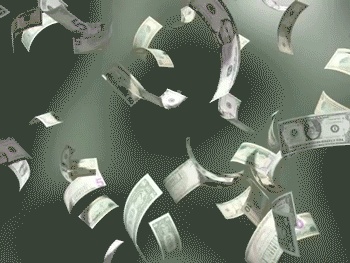 GIFs de chuva de dinheiro - 50 imagens animadas de dinheiro caindo