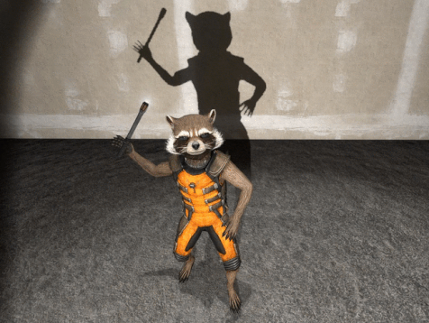 Rocket Raccoon da Marvel no GIF - 100 imagens animadas de graça
