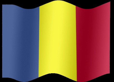 Bandeira romena em GIFs - 22 imagens animadas de bandeiras