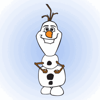 GIFs av snögubbar - 100 animerade bilder av snövarelser