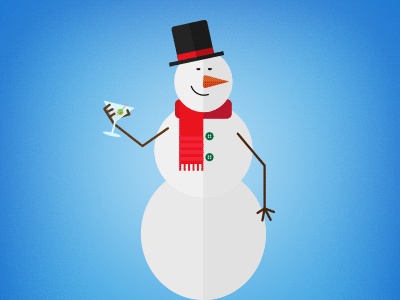 Гифки снеговиков - Анимированные изображения созданий из снега