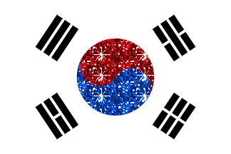 Флаг Южной Кореи на гифках - 23 анимированных GIF изображения