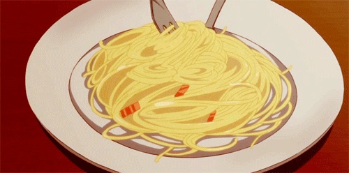 GIFs von Spaghetti - 100 animierte Nudelbilder