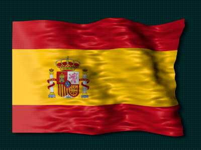 Spanische Flagge auf Gifs. 30 animierte Bilder kostenlos