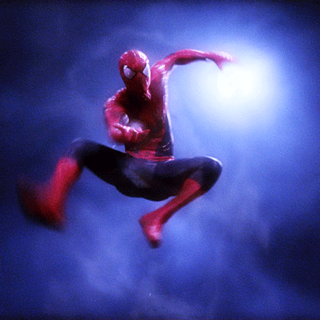 spiderman shooting web gif