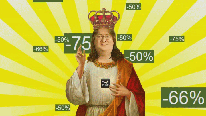 GIFs sobre vendas e descontos no Steam - 30 imagens engraçadas
