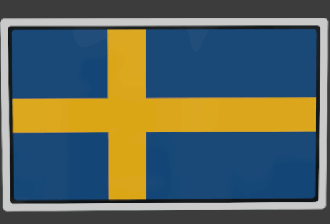 Bandeira sueca em GIFs - 20 imagens animadas de graça