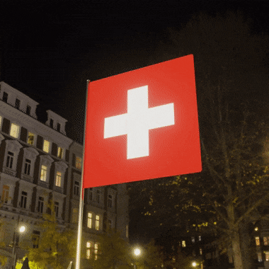 Bandeira da Suíça em GIFs - 30 imagens animadas