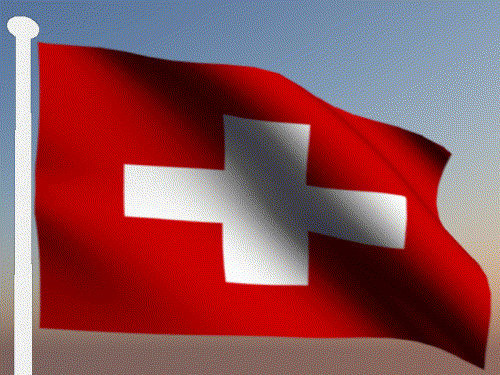 Швейцарский флаг на гифках - 30 анимированных GIF-изображений
