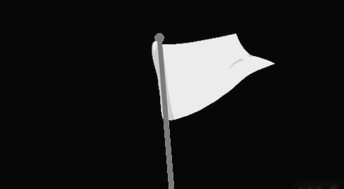 GIF-Bilder der weißen Flagge - Wunderschön aufgeben