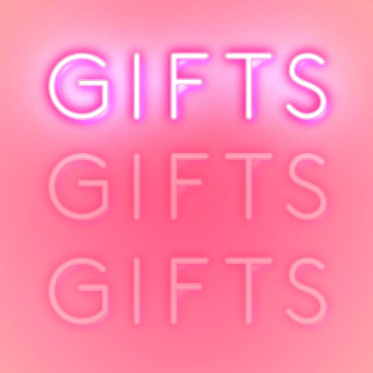 GIFs Presenter, vackra överraskningar, presentförpackningar