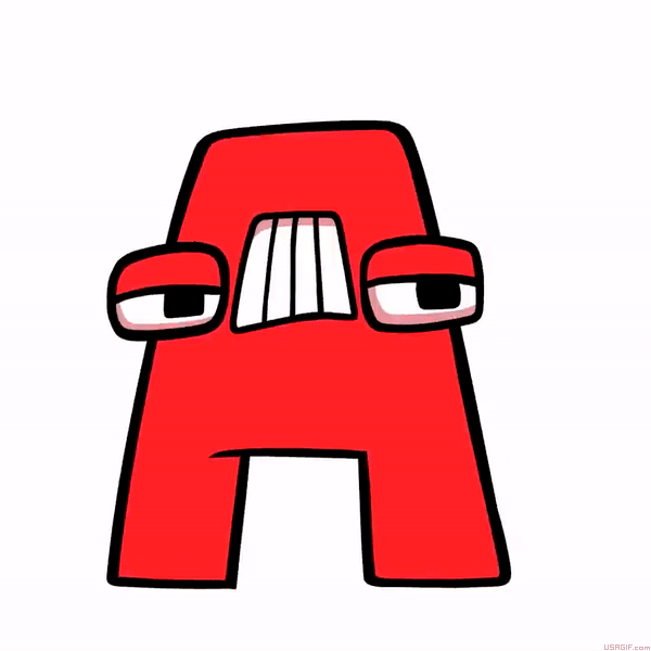 Alfabet Lore GIF - Litery alfabetu angielskiego A-Z na GIF-ach