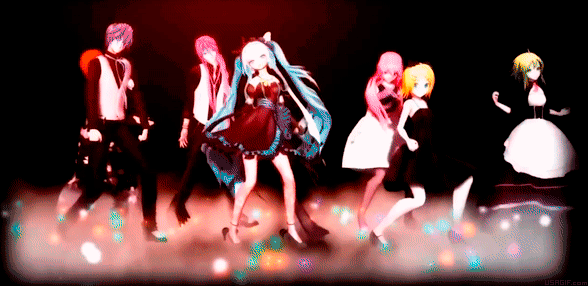 GIFs de anime bailando