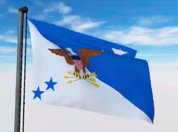 USA Military Flags GIFs