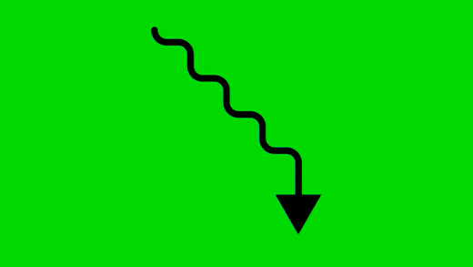 arrow-stairs-down-green-screen-background-usagif