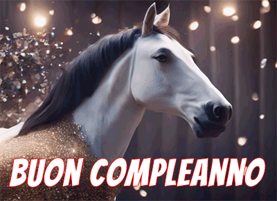 Buon Compleanno GIFs di cavalli