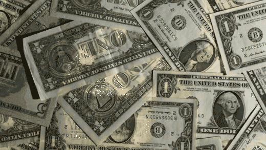 GIF de efectivo y dinero sobre fondo transparente