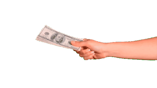 GIF de efectivo y dinero sobre fondo transparente