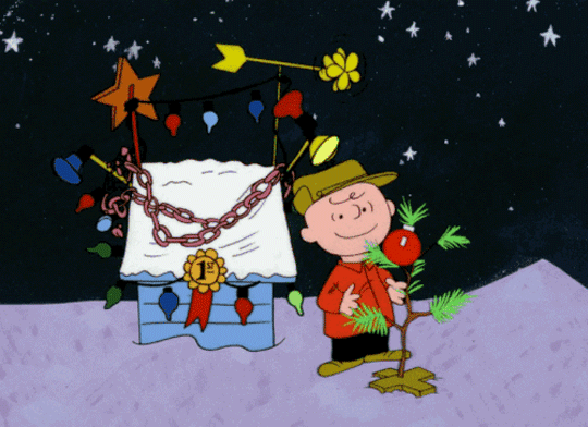 charlie-brown-christmas-red-decoration-hanging-usagif