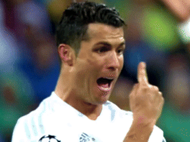 Cristiano Ronaldo animierte GIF-Bilder