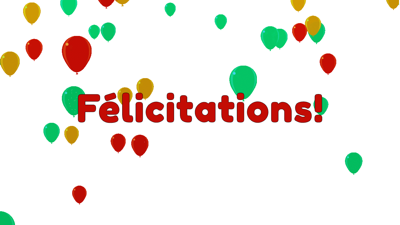 Félicitations GIFs