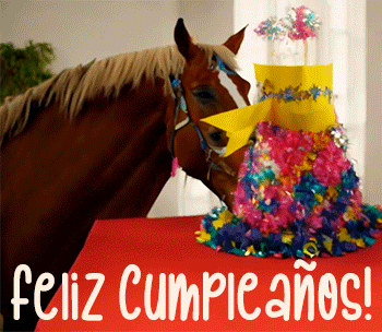 GIFs de feliz cumpleaños para los amantes de los caballos