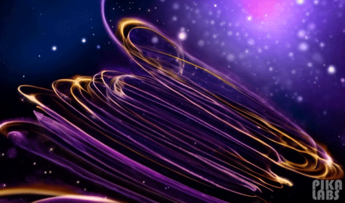40 bezplatných animovaných GIFů různých galaxií