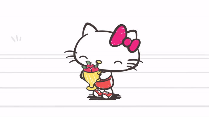 Le GIF di Hello Kitty