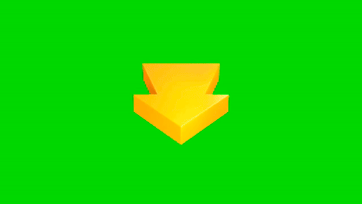 large-yellow-pop-up-arrow-green-screen-background-usagif