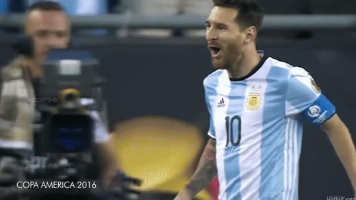 Images GIF animées de Lionel Messi