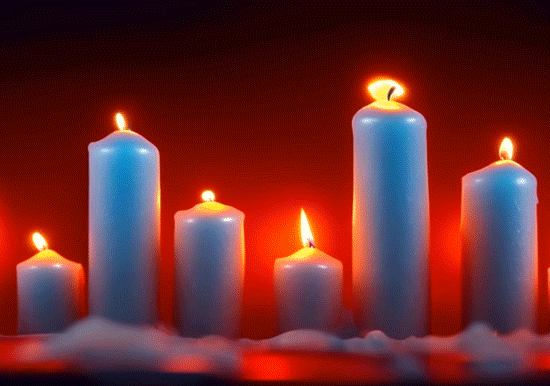 Красивые гифки со свечами