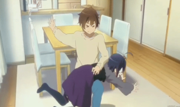 Funny Spanking and Slapping GIFs