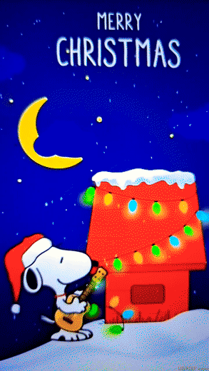 Snoopy Christmas GIFs