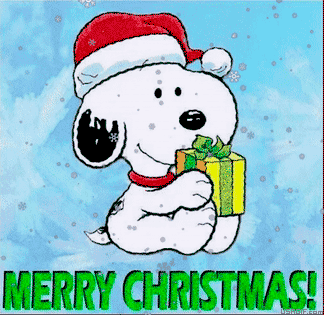 Snoopy Christmas GIFs