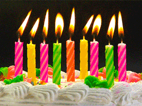 Imagens GIF animadas de bolos de aniversário - 115 peças